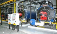 Gas fired steam boiler