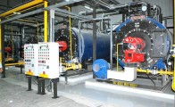 Gas fired steam boiler