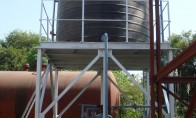 Water service tank & its supporting structure